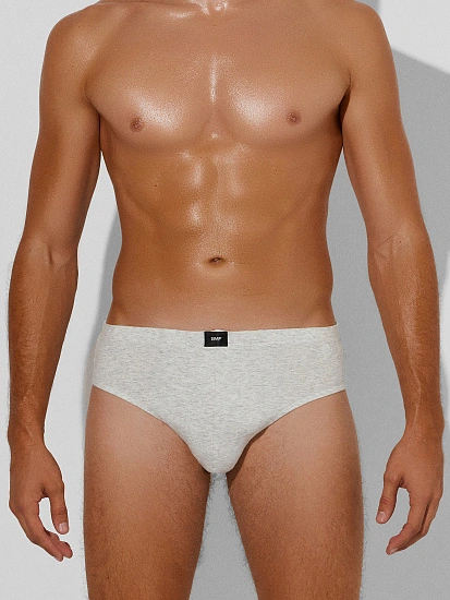 картинка Мужские трусы-плавки в оттенке "серый меланж" от магазина мужской одежды Mark Formelle