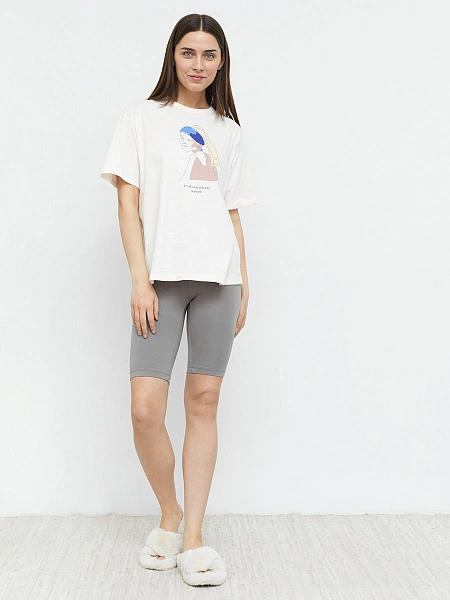 картинка Домашний комплект (футболка и велосипедки) от магазина стильной одежды Mark Formelle