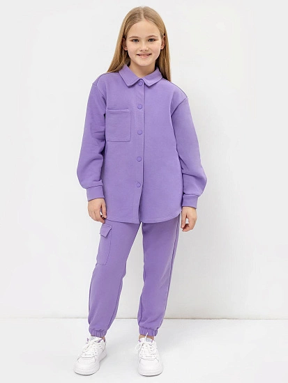 картинка Жакет для девочек в фиолетовом цвете  от известного бренда одежды для девочек Mark Formelle