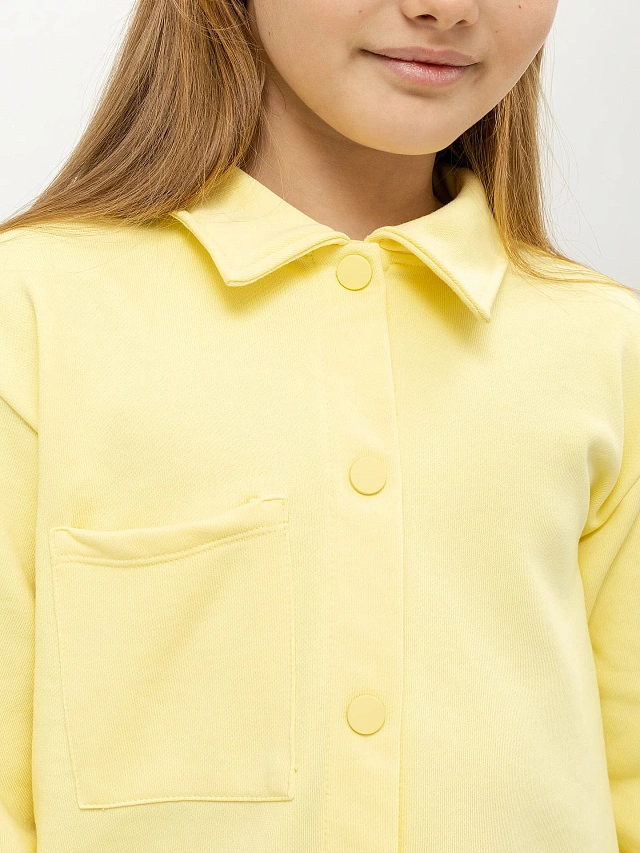 Жакет для девочек в желтом цвете - 4