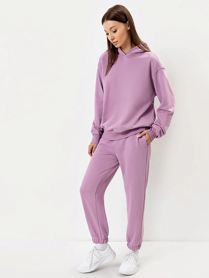 картинка Худи женское спортивное в лиловом цвете от магазина стильной одежды Mark Formelle
