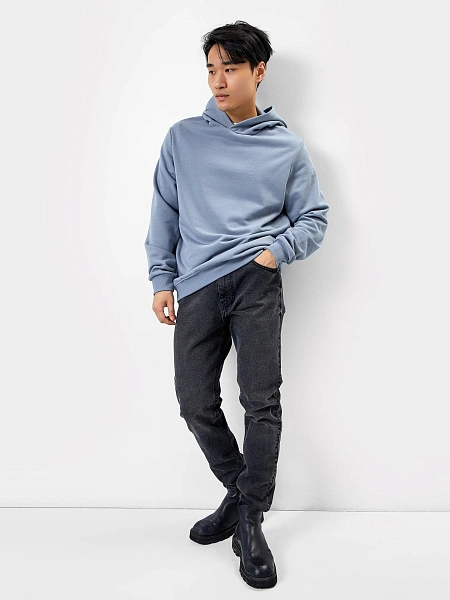 картинка Худи мужское в сером цвете от магазина мужской одежды Mark Formelle