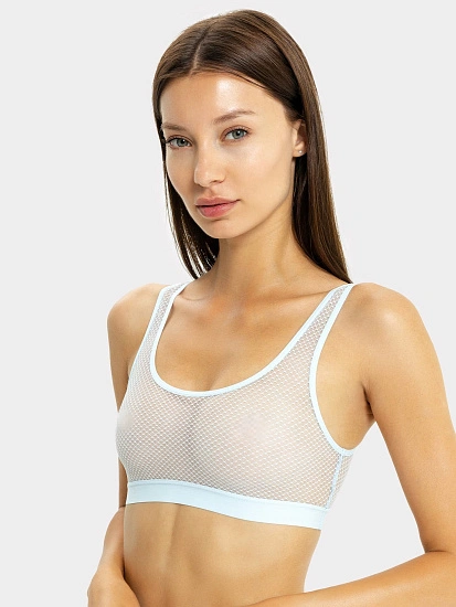 картинка Бюстье женское в голубом оттенке  от магазина стильной одежды Mark Formelle