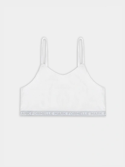 картинка Бюстье для девочек белое от известного бренда одежды для девочек Mark Formelle