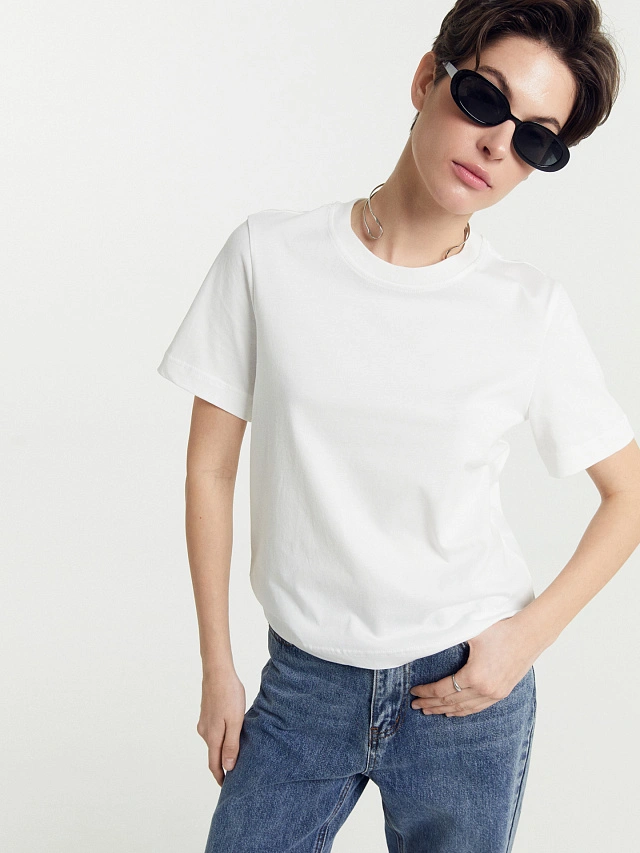 Футболка женская белая - 6