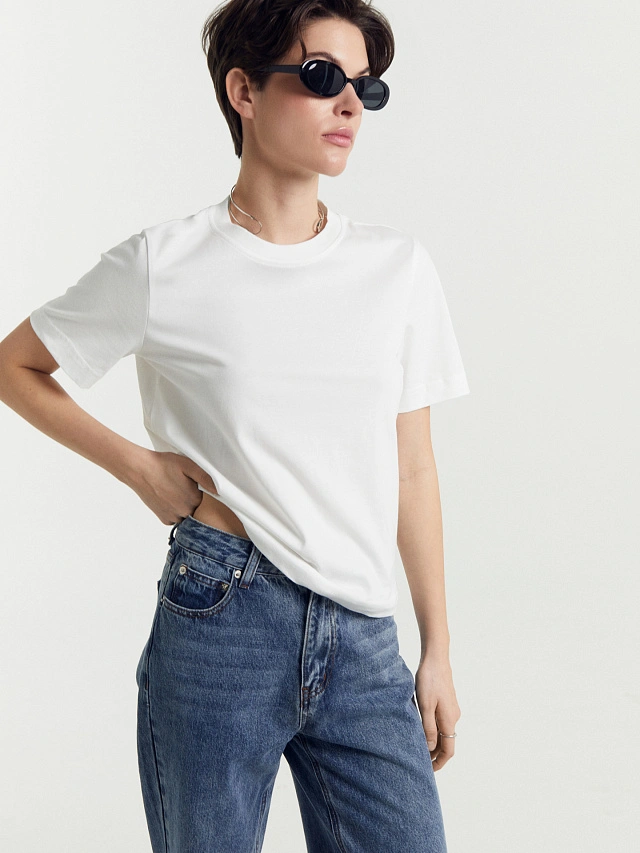 Футболка женская белая - 8