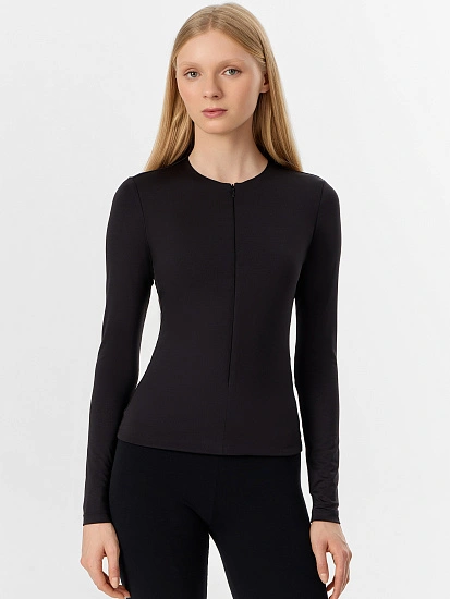 картинка Джемпер женский черный от магазина стильной одежды Mark Formelle