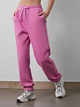 Теплые брюки женские розовые с начесом