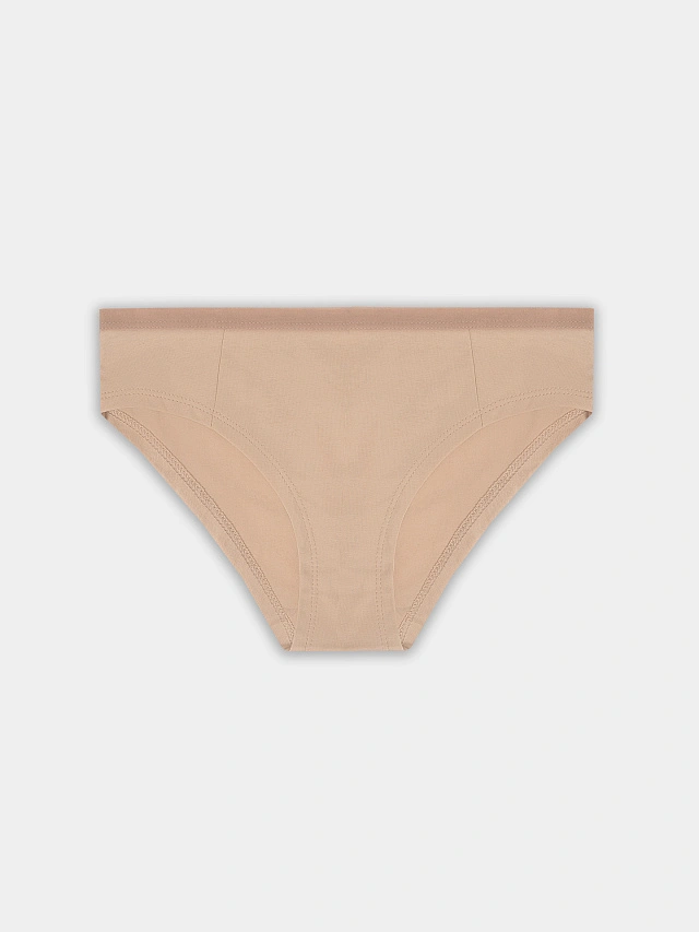 Трусы слипы женские бежевые - 9