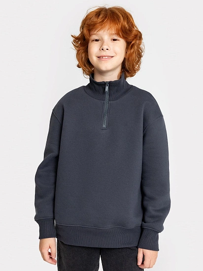 картинка Джемпер для мальчиков в сером оттенке от магазина одежды для мальчиков от бренда Mark Formelle