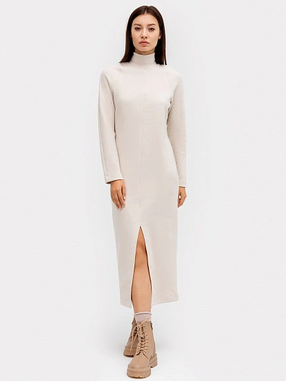 картинка Платье женское светло-бежевое от магазина стильной одежды Mark Formelle