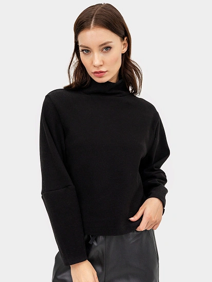 картинка Джемпер женский в черном цвете  от магазина стильной одежды Mark Formelle