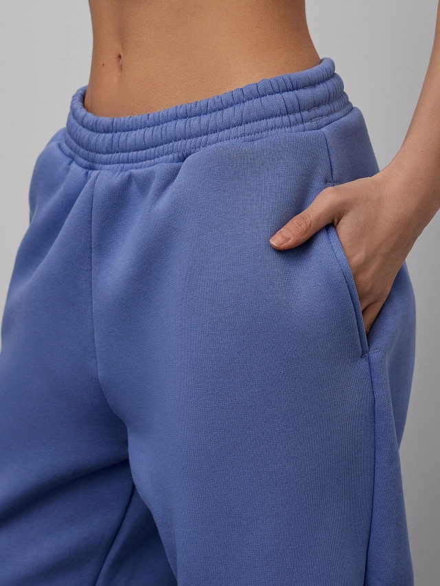 Брюки женские фиолетовые - 8