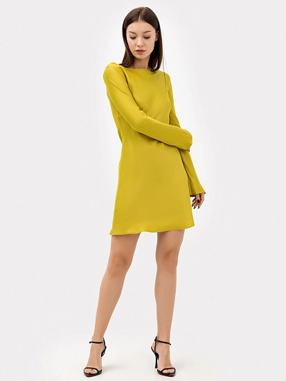 картинка Платье женское мини желтое от магазина стильной одежды Mark Formelle