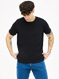 Футболка мужская в черном цвете