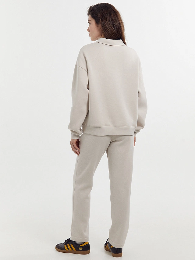 Брюки женские в бежевом цвете - 4