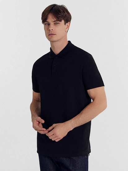 картинка Поло мужское в черном цвете  от магазина мужской одежды Mark Formelle