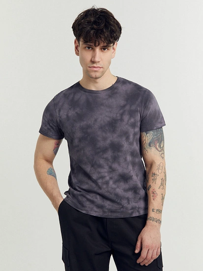 картинка Футболка мужская серая с рисунком "фаст-дай" от магазина мужской одежды Mark Formelle