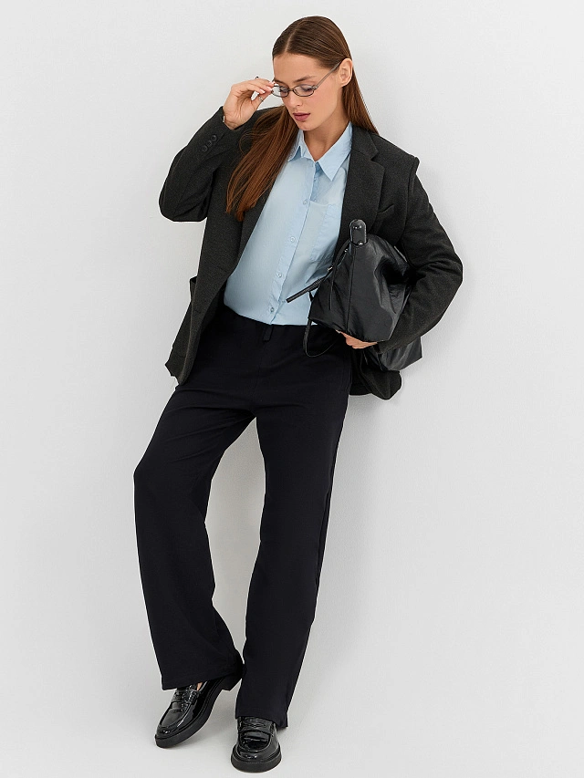 Брюки женские черные - 9