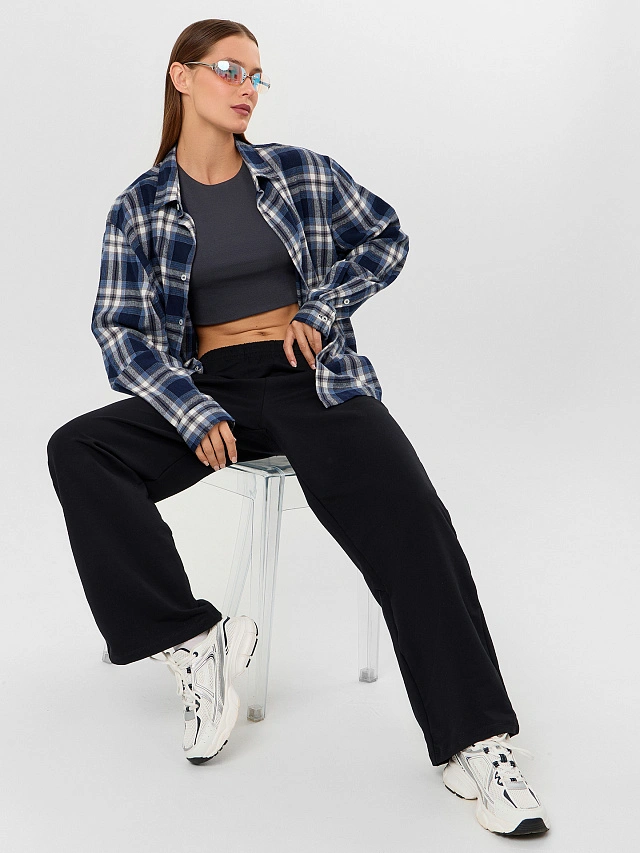 Брюки женские черные - 11