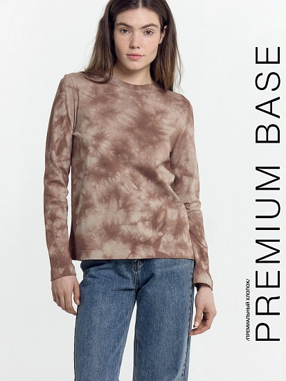 картинка Джемпер женский бежевый в технике фаст-дай от магазина стильной одежды Mark Formelle