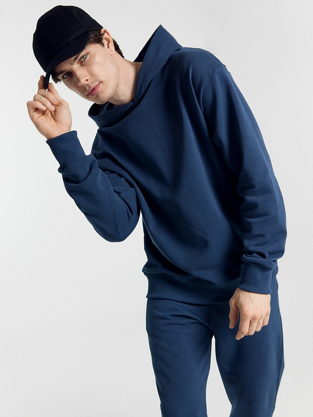 Анорак мужской в синем цвете - 9