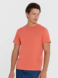 Футболка мужская в кораллово-красном цвете