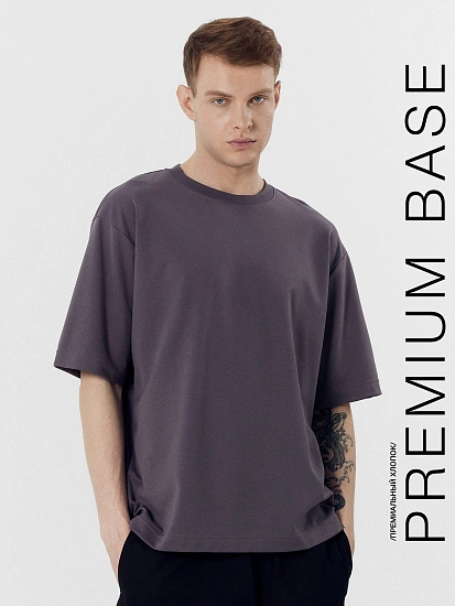 картинка Футболка мужская в сером цвете  от магазина мужской одежды Mark Formelle