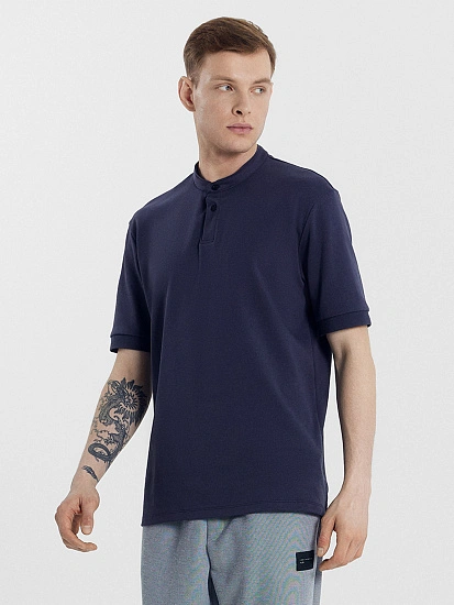картинка Поло мужское в синем цвете  от магазина мужской одежды Mark Formelle