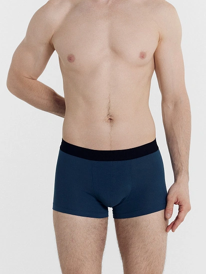 картинка Трусы мужские боксеры в синем цвете  от магазина мужской одежды Mark Formelle