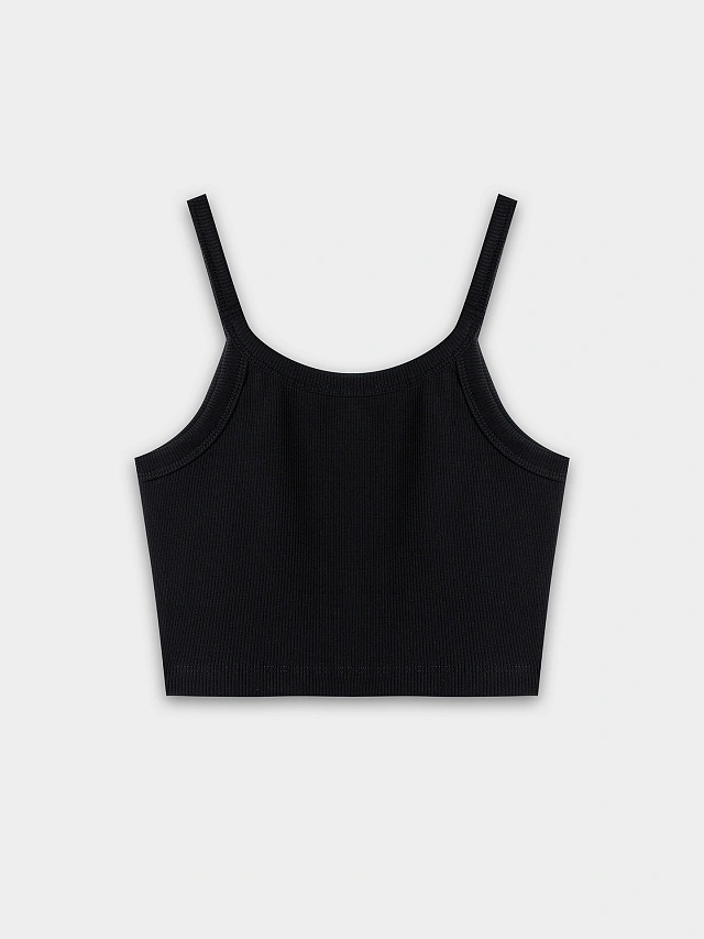 Топ женский в черном цвете - 6