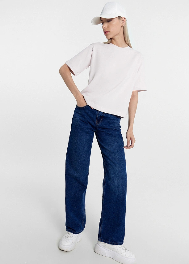 Футболка женская в розовом оттенке - 5