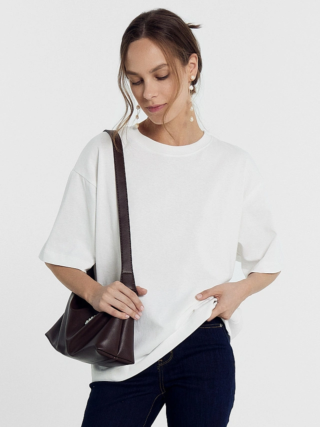 Футболка женская в белом цвете - 5