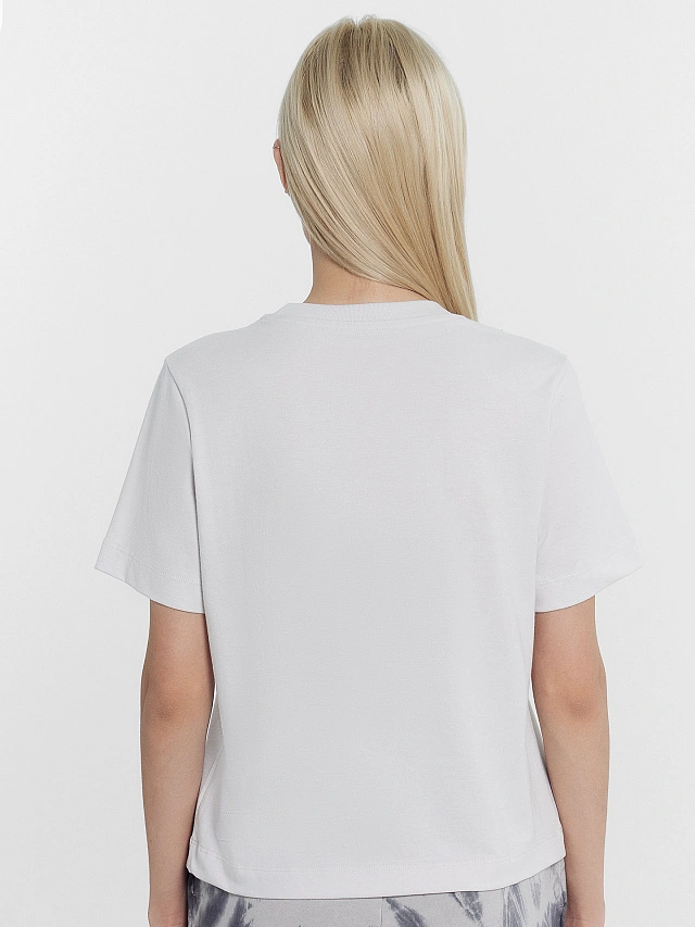 Футболка женская светло-серая - 2