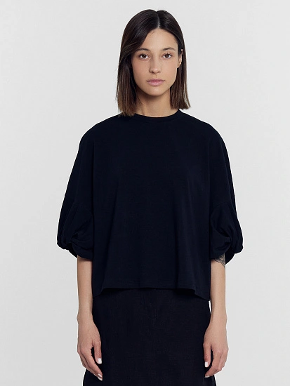 картинка Джемпер женский в черном цвете  от магазина стильной одежды Mark Formelle