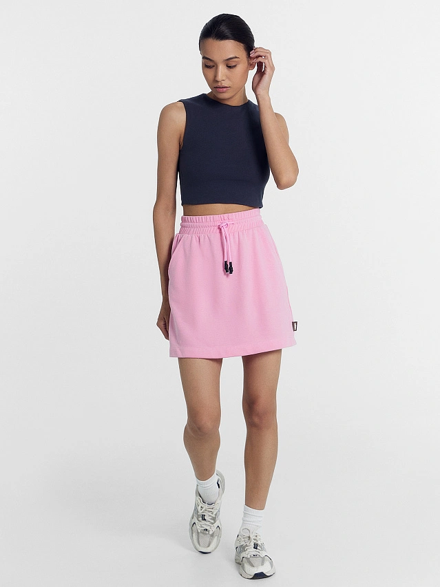 Юбка женская в розовом цвете - 3