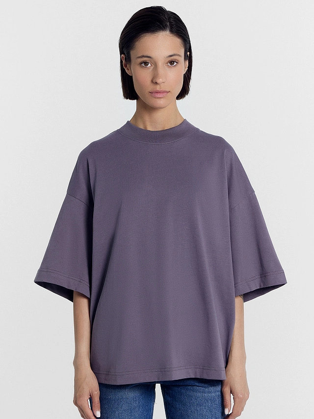 Футболка женская серая с печатью - 2