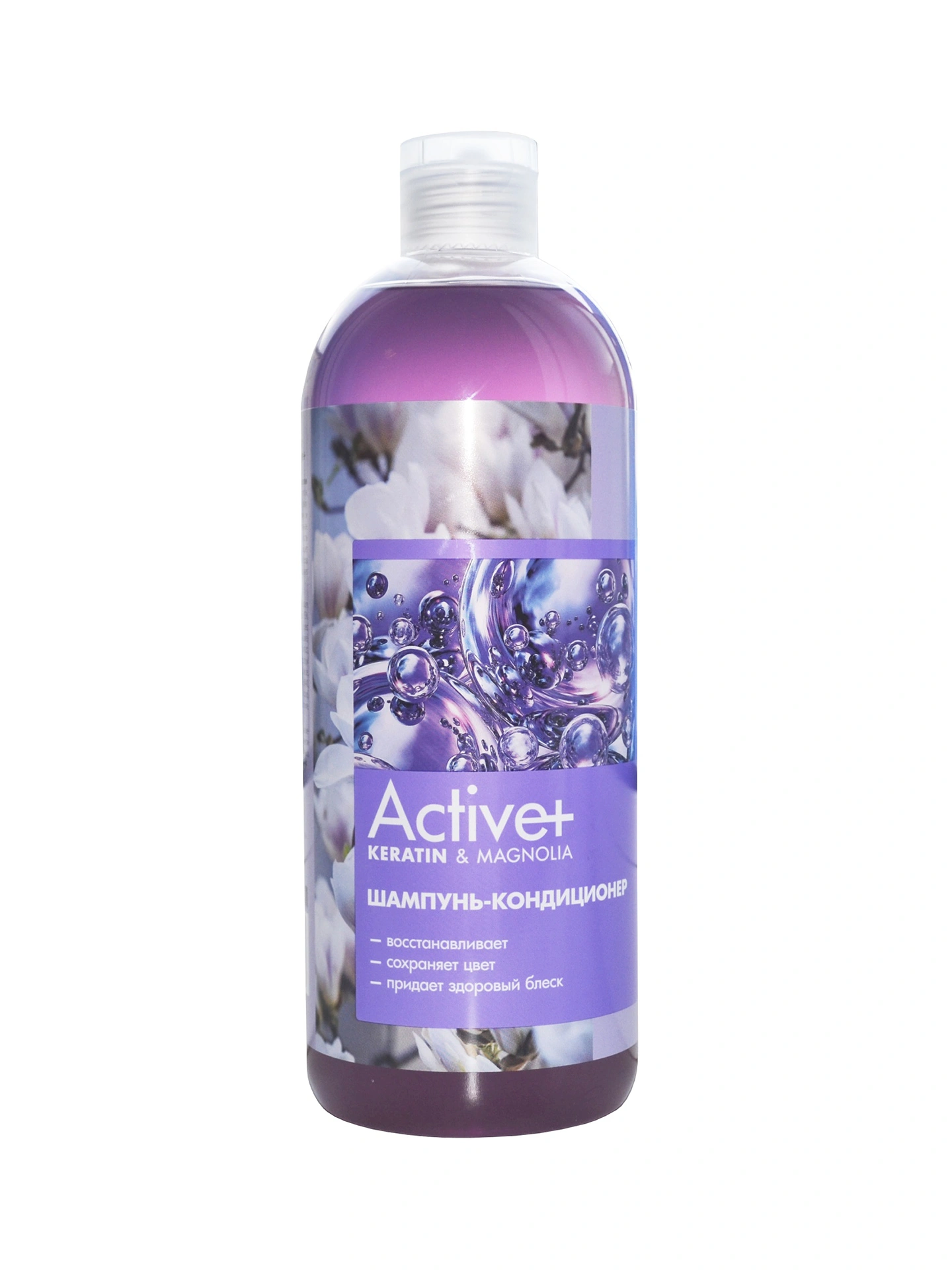 Keratin & Magnolia Active+ Шампунь-кондиционер, 750 мл