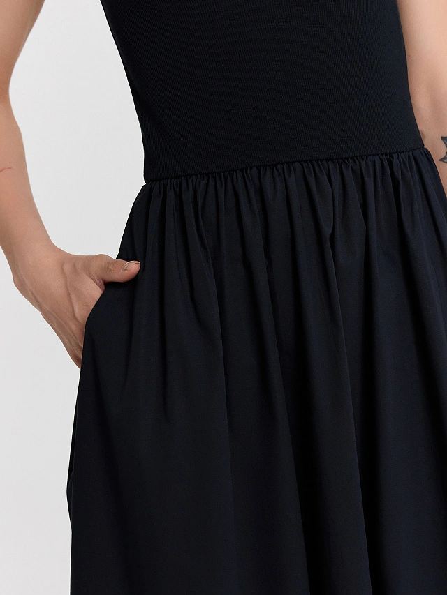 Сарафан женский в черном цвете - 4