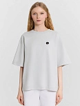 Футболка женская в сером цвете с печатью