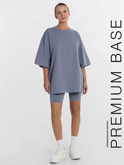 картинка Серый комплект женский (джемпер, шорты)  от магазина стильной одежды Mark Formelle