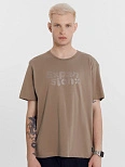 Футболка мужская в бежевом оттенке