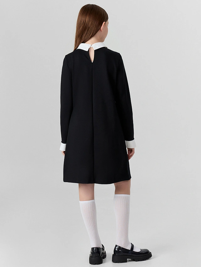 Платье для девочек в черном цвете - 3