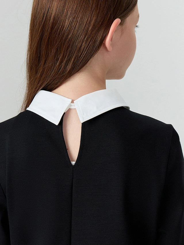 Платье для девочек в черном цвете - 6