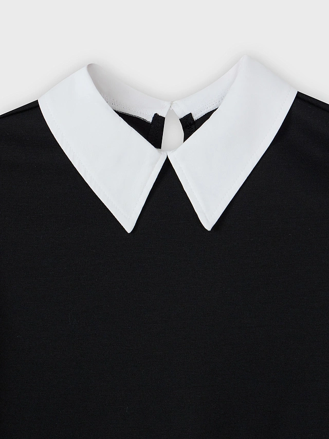 Платье для девочек в черном цвете - 12