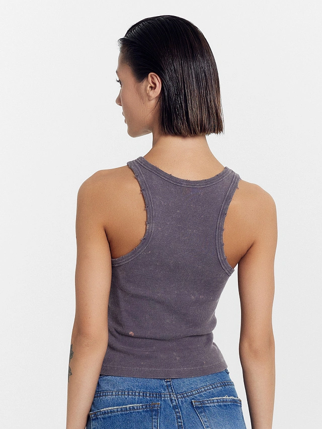 Топ женский в сером цвете - 2