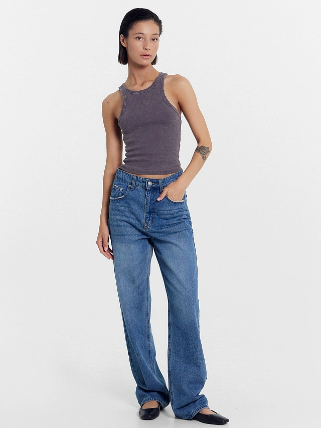 Топ женский в сером цвете - 3