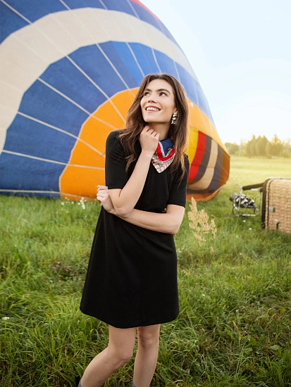 картинка Платье женское в черном цвете  от магазина стильной одежды Mark Formelle