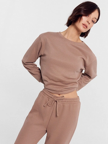 Джемпер женский в коричневом цвете