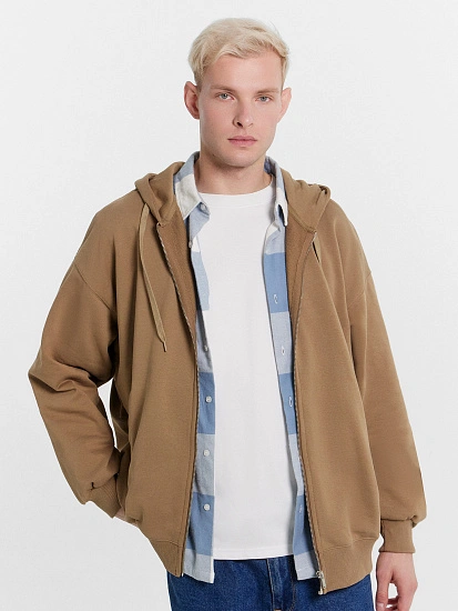 картинка Толстовка мужская в коричневом оттенке  от магазина мужской одежды Mark Formelle